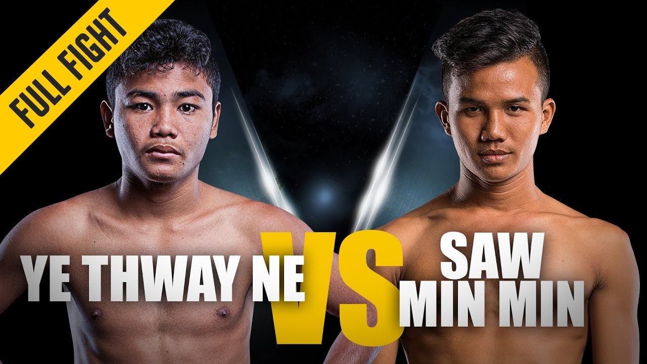 ONE: Full Fight | Ye Thway Ne vs. Saw Min Min | Punches in Bunches | February 2018
