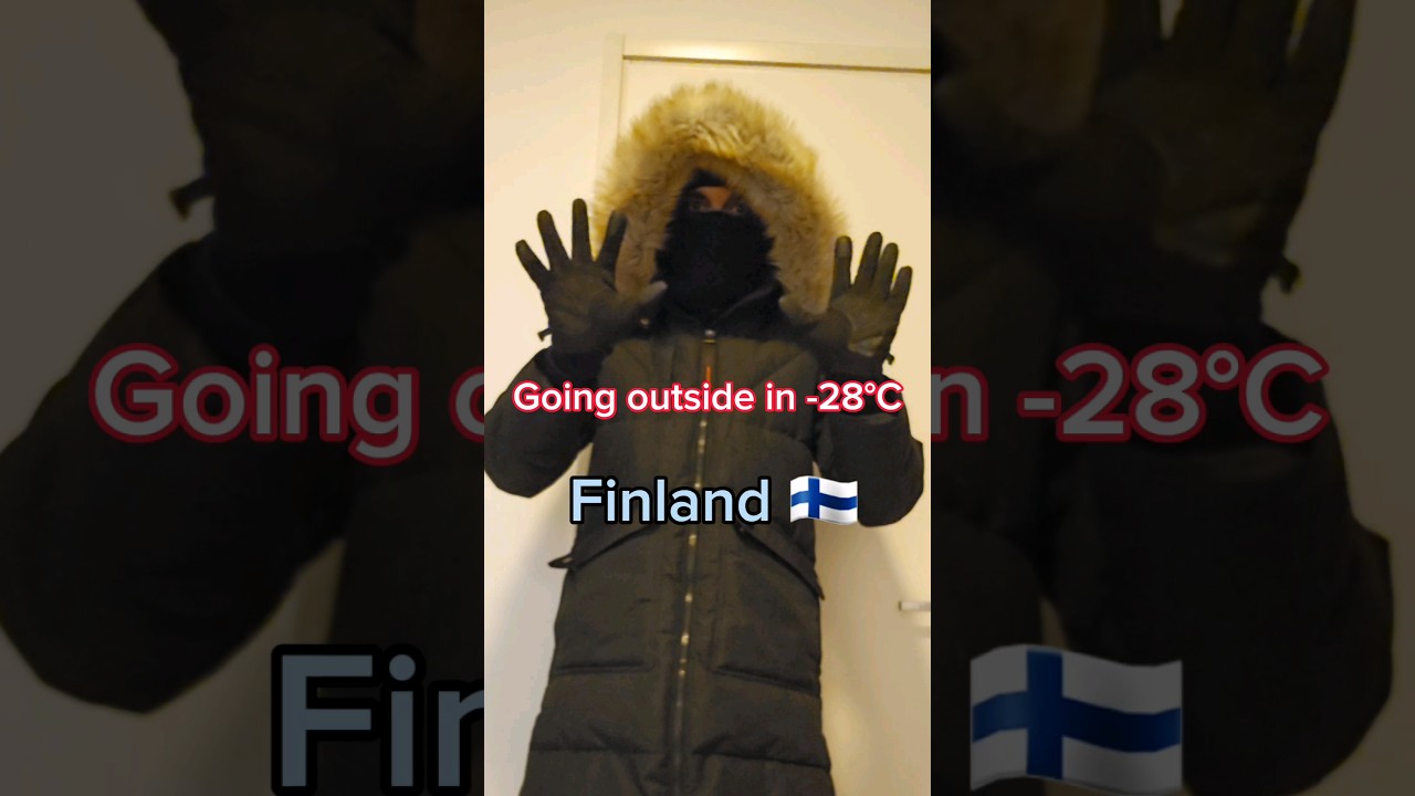 Getting Ready for Finland Winter Weather #finland