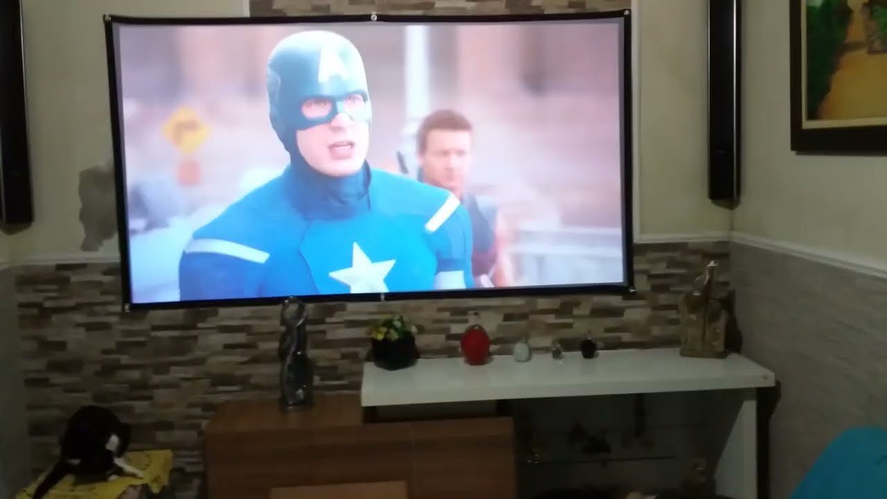 Hongtop S30 Max Projector + Reflective Screen!