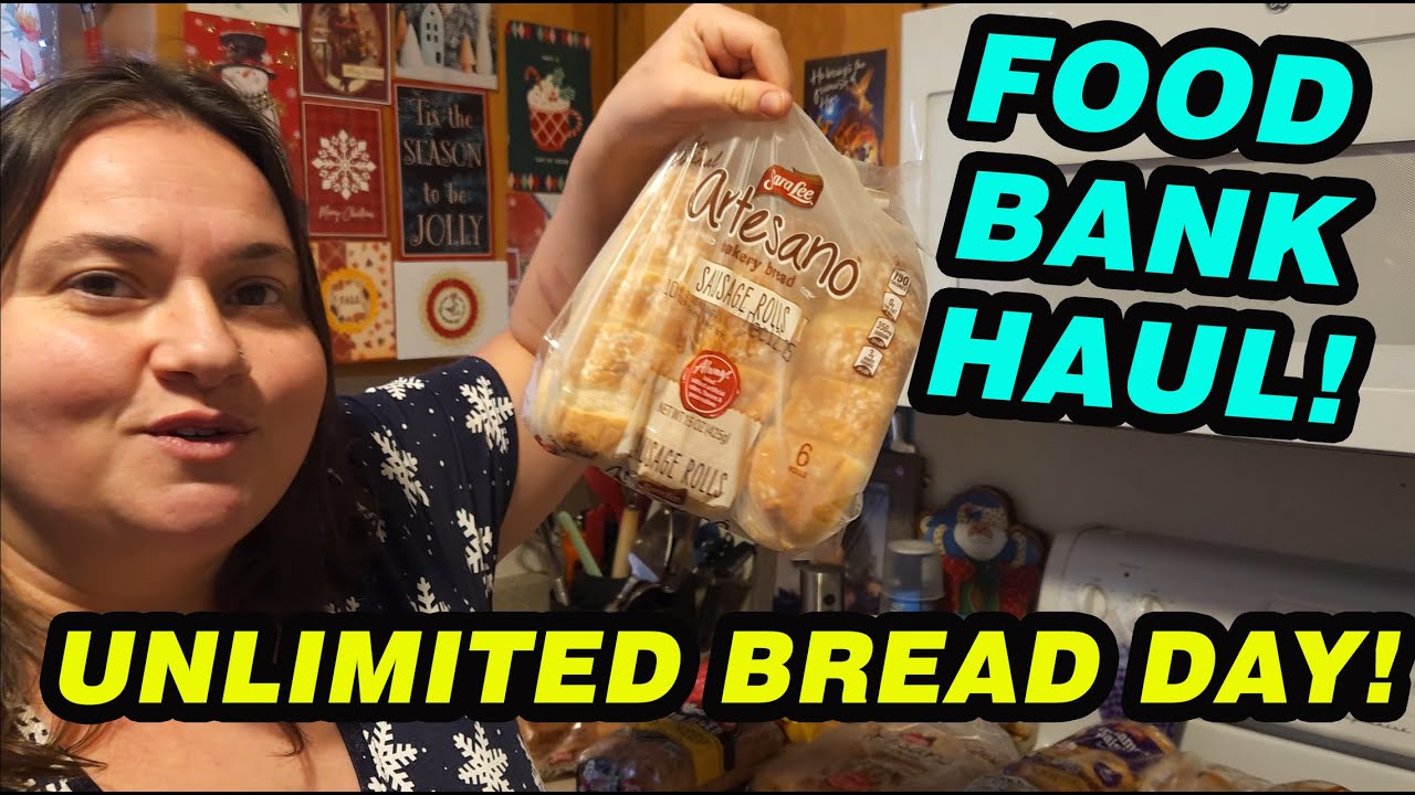 Food Bank Haul | Mini Pizzas, Coffee Brownies & Fried Pork Sandwiches!