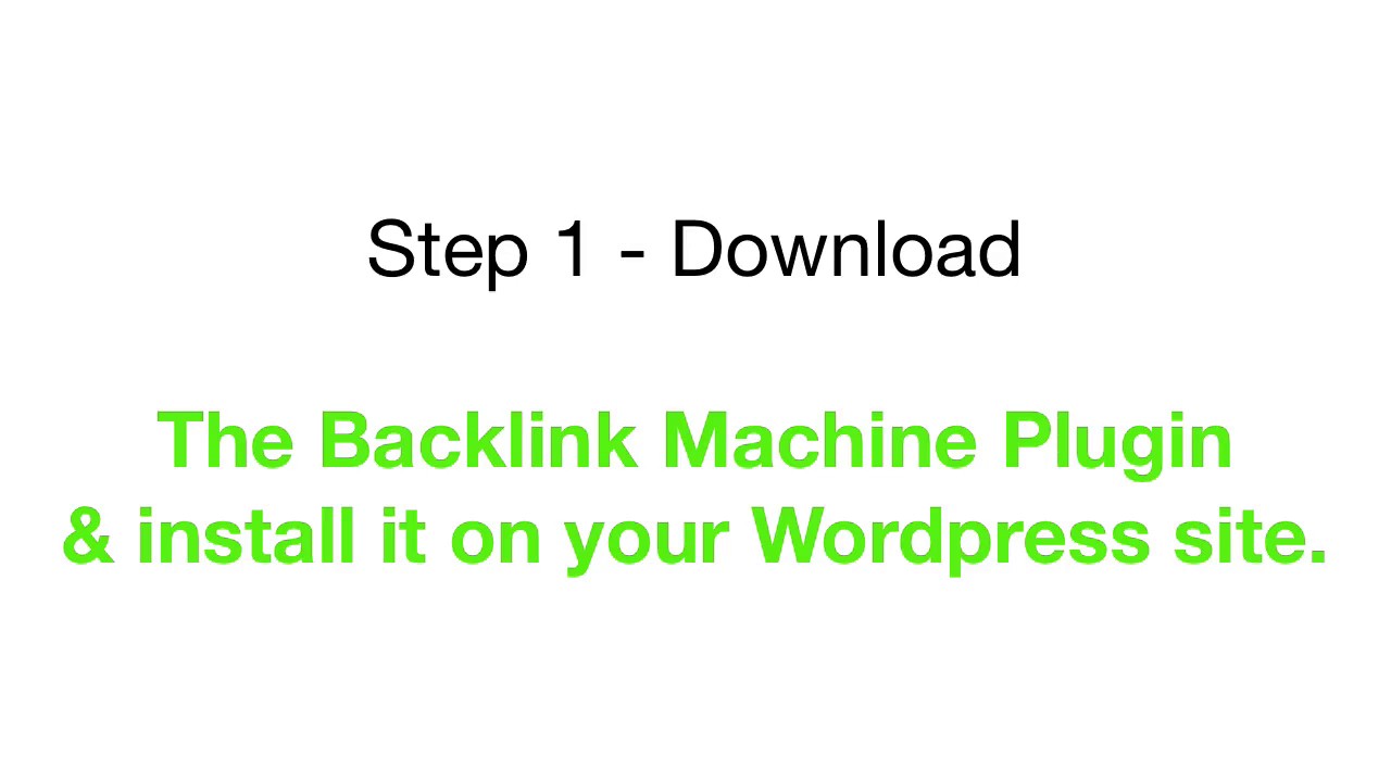 How To Get 1000s Of Backlinks On Autopilot In Wordpress?