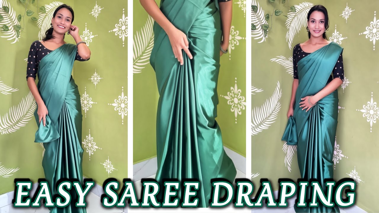Saree Draping For Beginners 🥻Detailed Video 