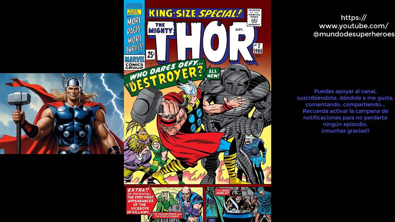 Thor desafía al Destructor: ¡el destino de Asgard está en juego! | Thor Annual #2
