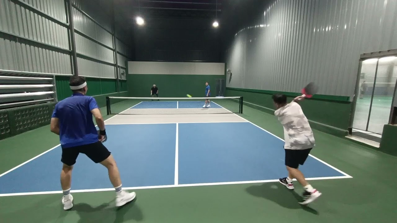 HotBloods Pickeball Club ( HBSPC) Social Games ~ Erick/Vincent vs Yong/Boon.