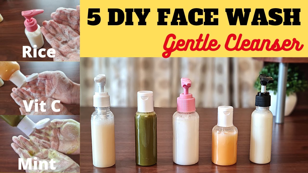 BEAUTY&CARE(EPI-126)5 DIY FACE WASH AT HOME|FOR ALL SKIN TYPES|HOMEMADE FACE WASH|SKIN BRIGHTENING