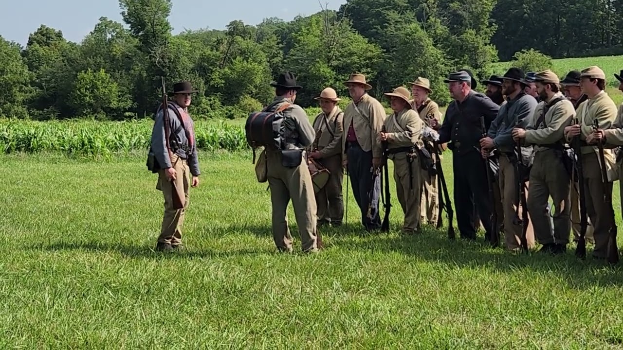 2024 Aug 10: Confederate Infantry Drill at Gettysburg NP