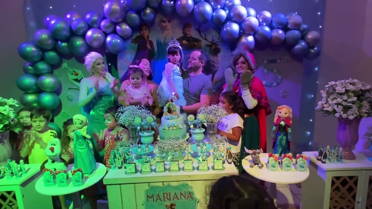 Hora do Parabéns - aniversário Mariana 5 anos