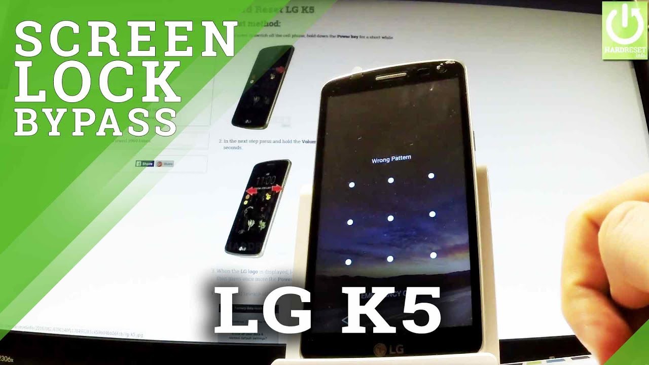 How to Hard Reset LG K5 - Format LG / Bypass Pattern Lock