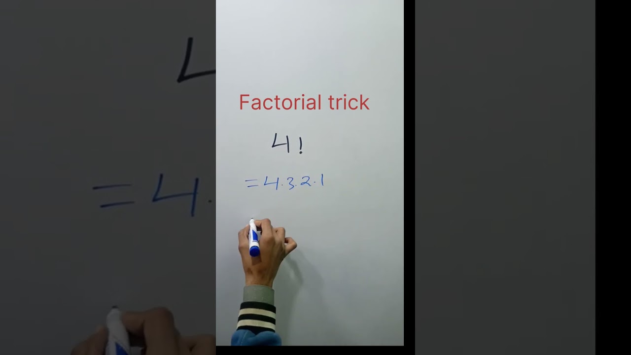 Factorial trick | math 