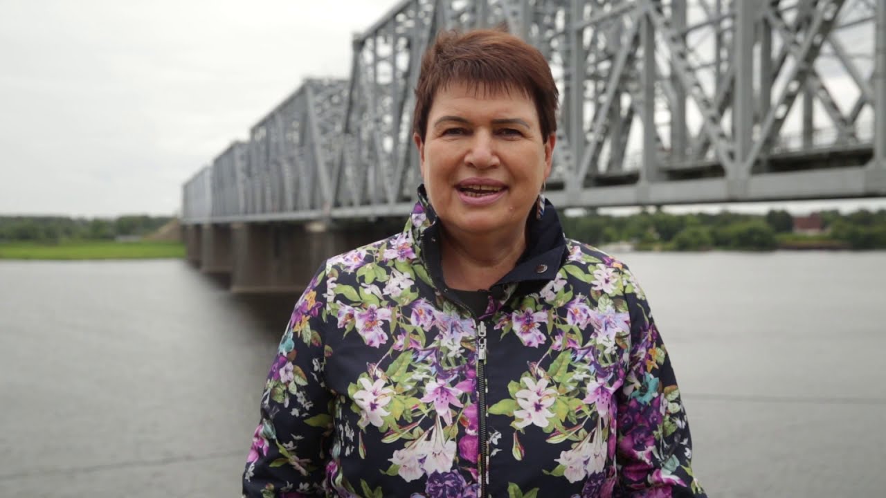Мост через Волгу в Ярославле