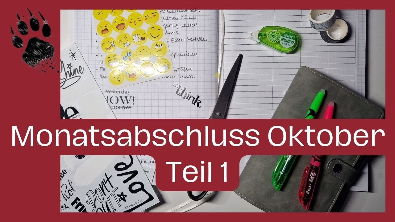 Monatsabschluss Oktoberbudget Teil 1 😮 was konnte ich sparen? | Umschlagmethode | Budget | Sparen