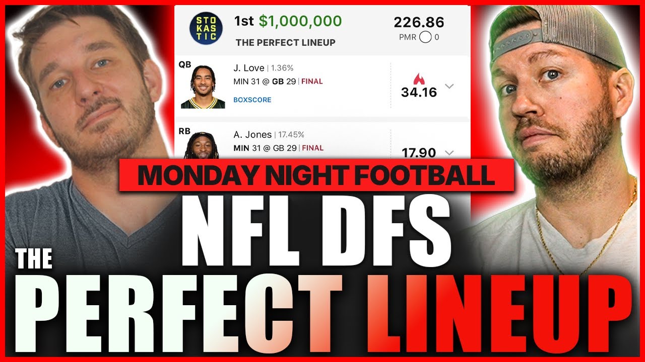 Top NFL DFS Picks for Monday Night Football Week 10 | The Perfect Lineup (2025)