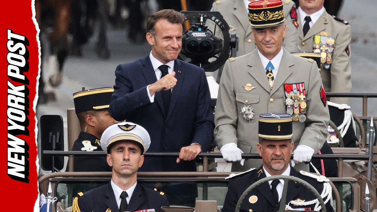 Macron leads tanks and troops through Paris in Bastille Day parade