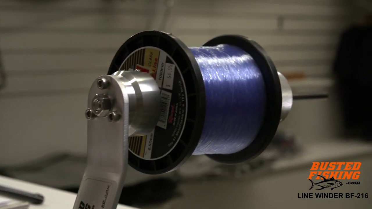 How to setup a professional reel spooling station using a line winder