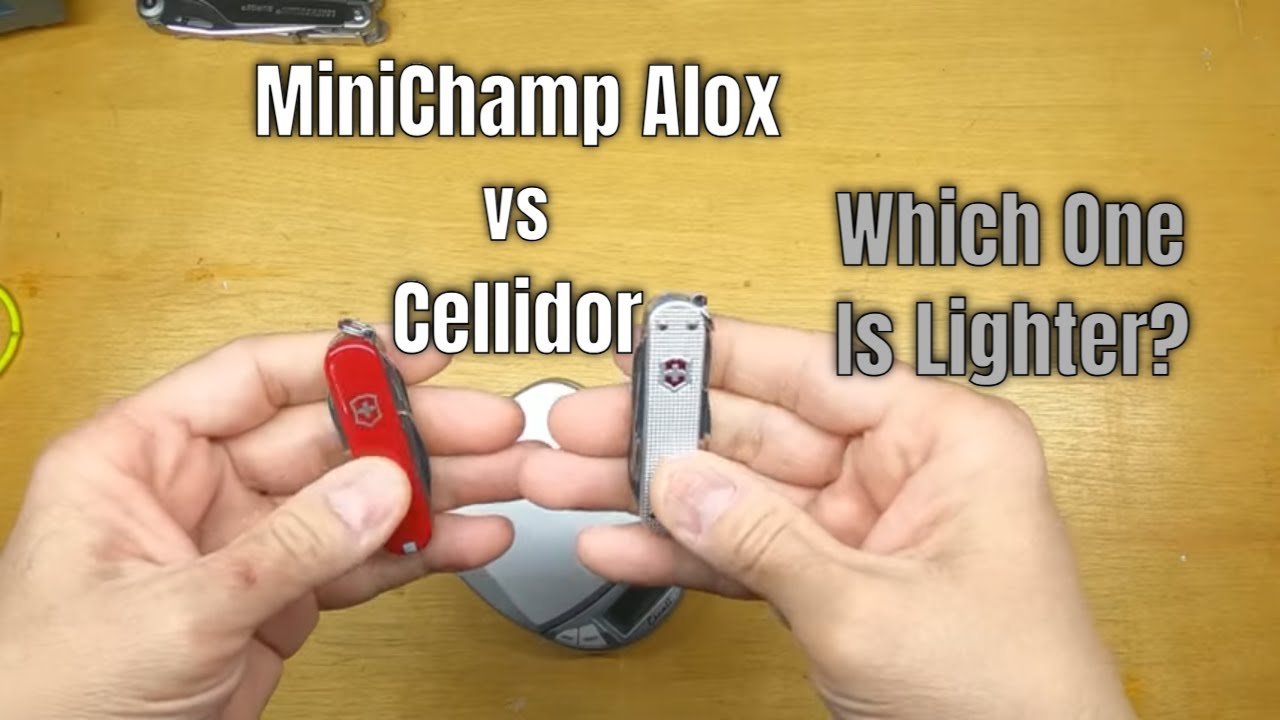 Victorinox MiniChamp Alox vs Cellidor — Which One Should You Carry?