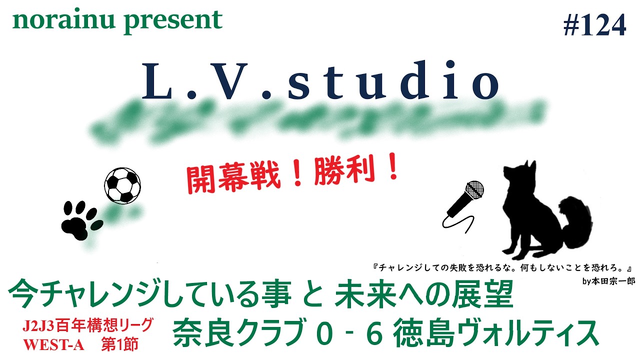 J2J3WEST-A第1節 奈良クラブ 0-6 徳島ヴォルティス LVstudio#124