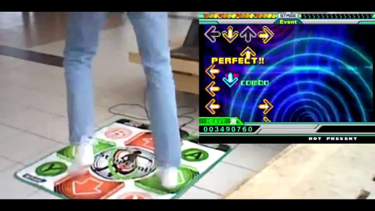 Konami Xbox 360 Dancepad Running on DDR EXTREME Simulation for Stepmania