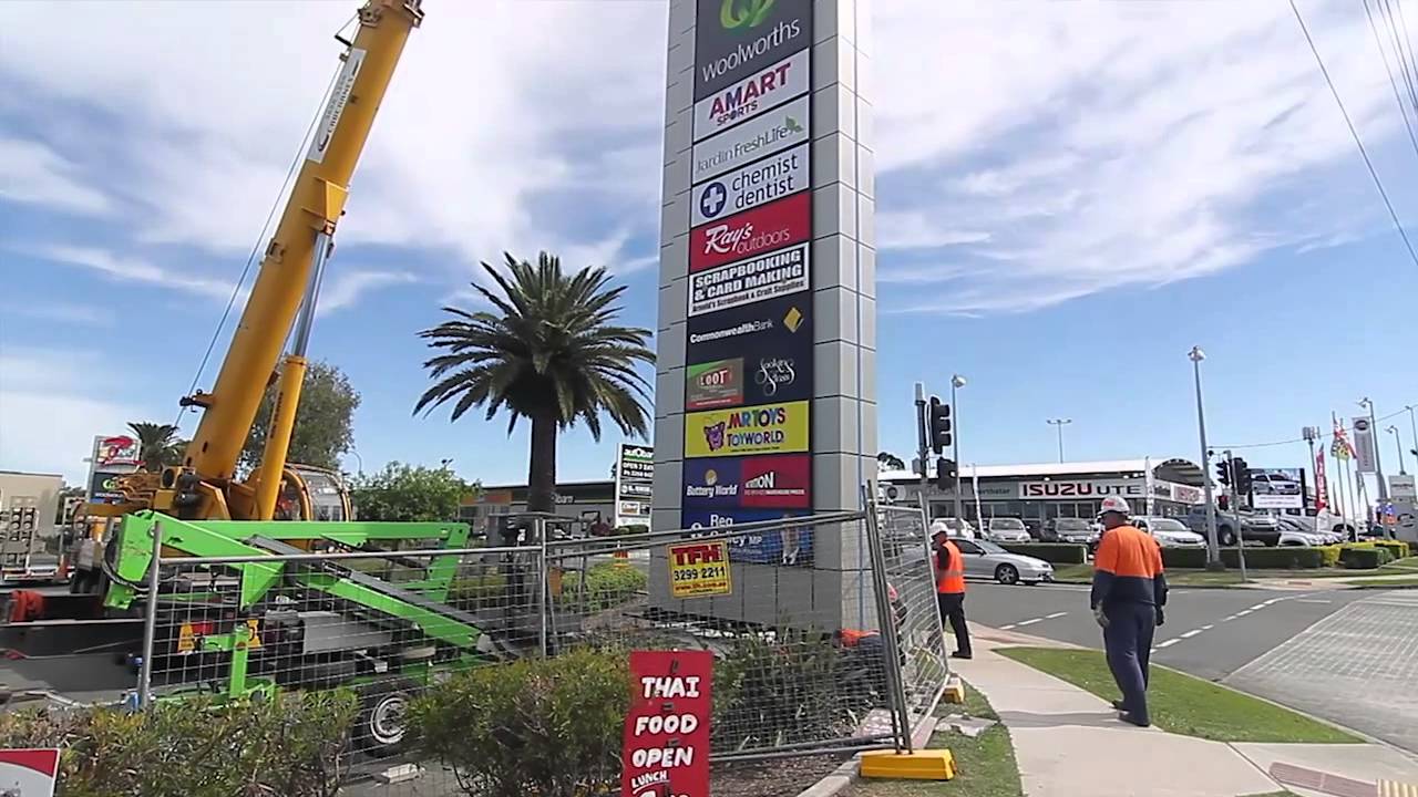 Brandcare Pylon Installation