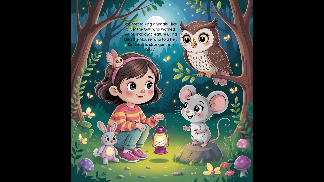Luna and the Whispering Tree 🌴| Kids Story by Fantasy Kids