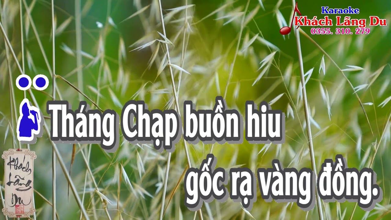 Karaoke dây Kép, ĐAU LẮM BẬU ƠI. Tác giả: Khách Lãng Du
