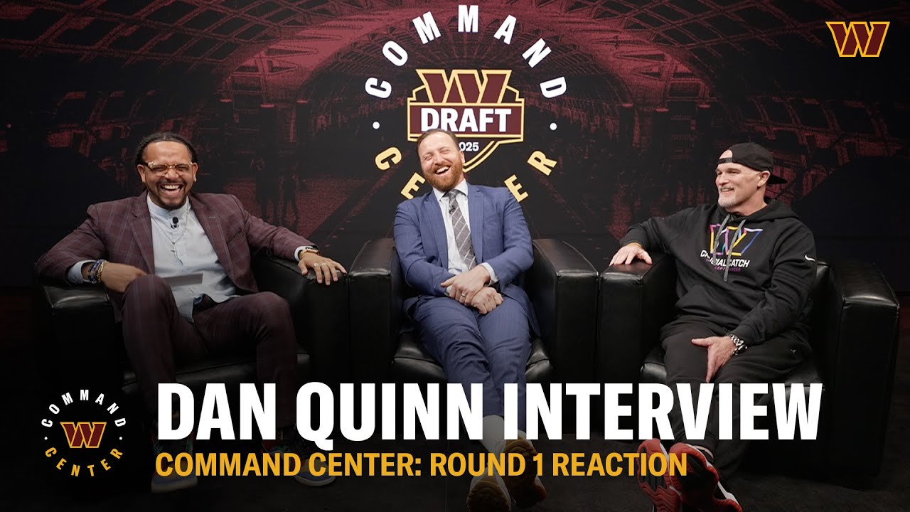 EXCLUSIVE Interview with Head Coach Dan Quinn on Draft: Day 2 | 2025 NFL Draft | Command Center
