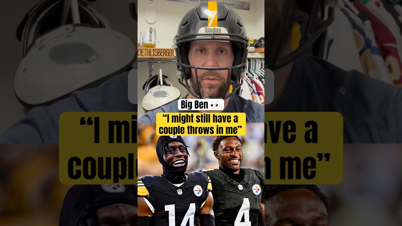 Ben Roethlisberger comeback? 😅 (via footbahlinwithben/IG)