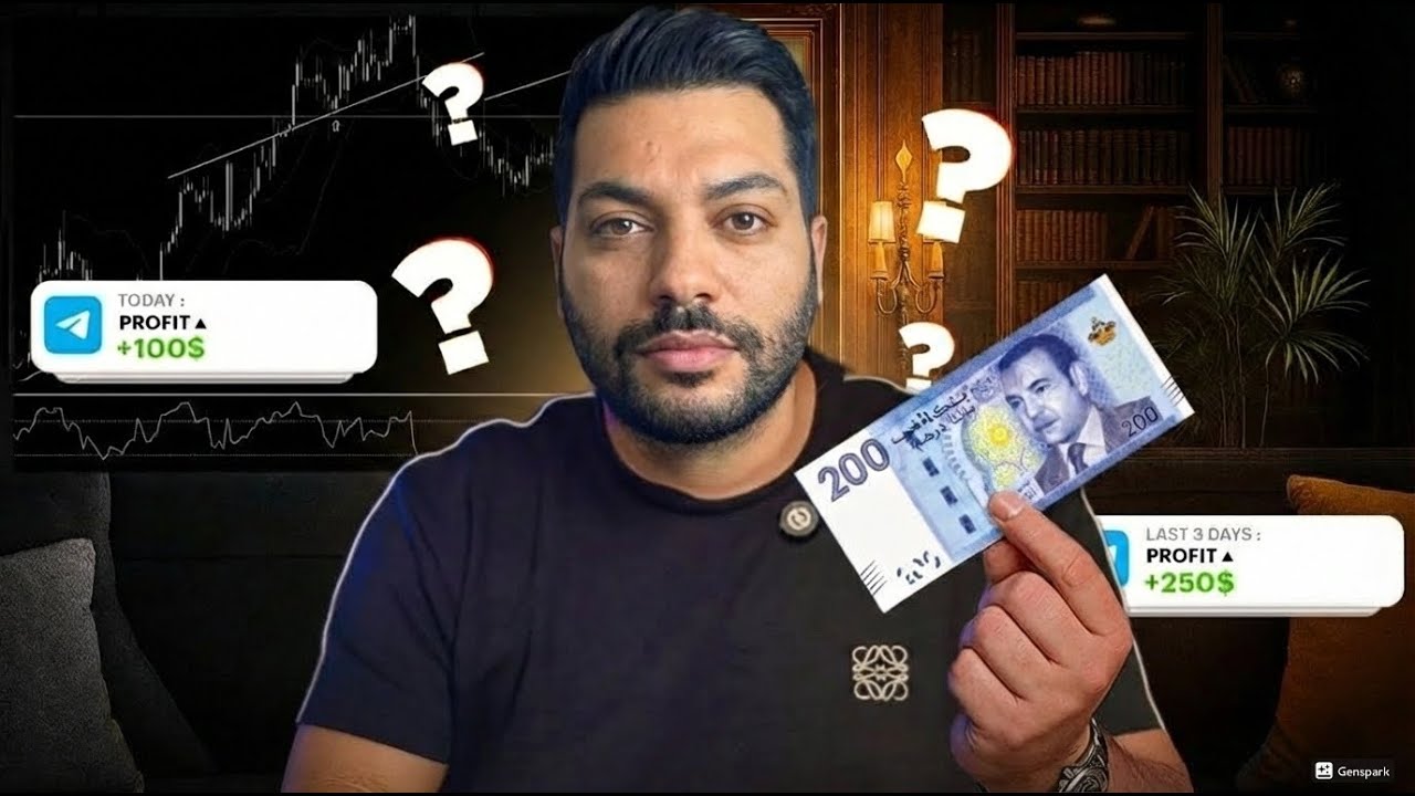 ها كيفاش دخل مال من تداول (شرح ذهب كيفاش كيتحرك)