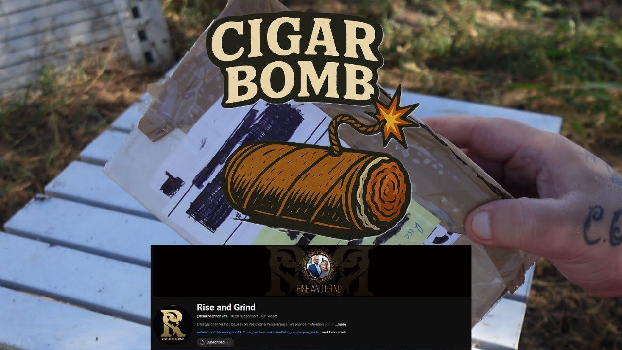 Cigar Bomb from @riseandgrind1911
