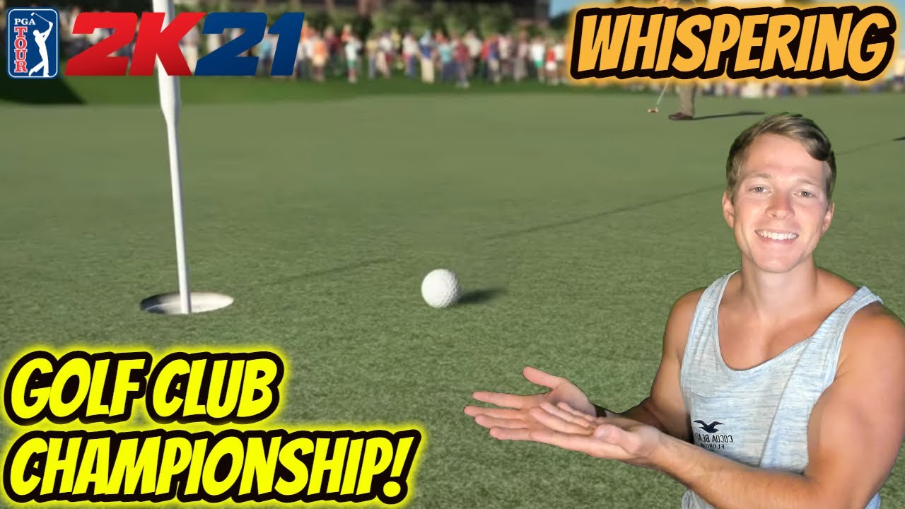 ASMR Gaming: PGA Tour 2K21 | The Golf Club Championship! - Whispering & Controller Sounds
