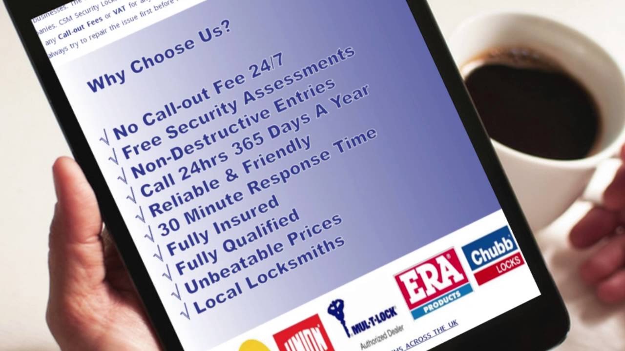 24-Hour Emergency Locksmiths in Milton Keynes - CSM Security Locksmiths