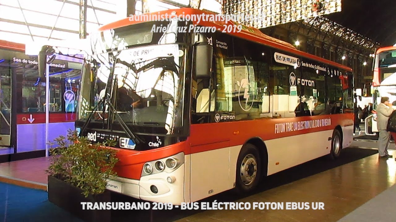 TransUrbano 2019 | Bus eléctrico Foton eBus UR 8.6 mts (Red Concepción)