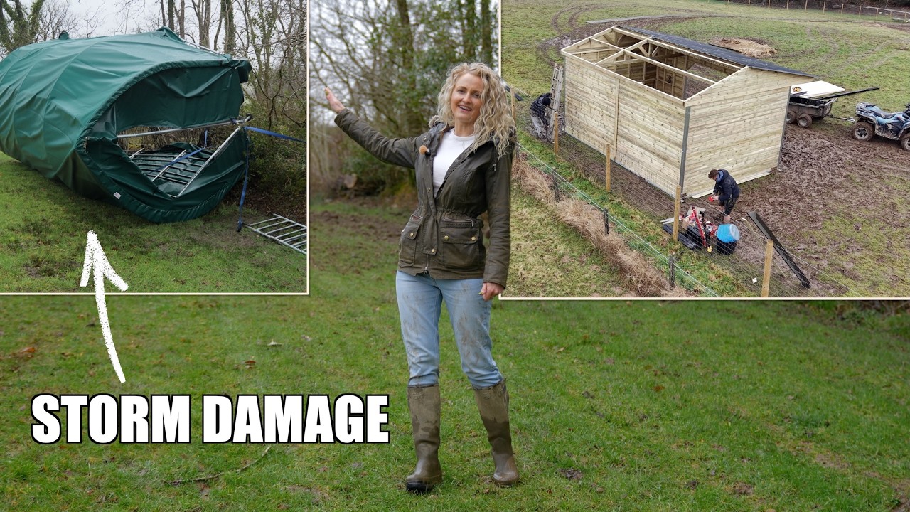 Storm Damage, Mud Everywhere And Constant Rain | Life In The Countryside.