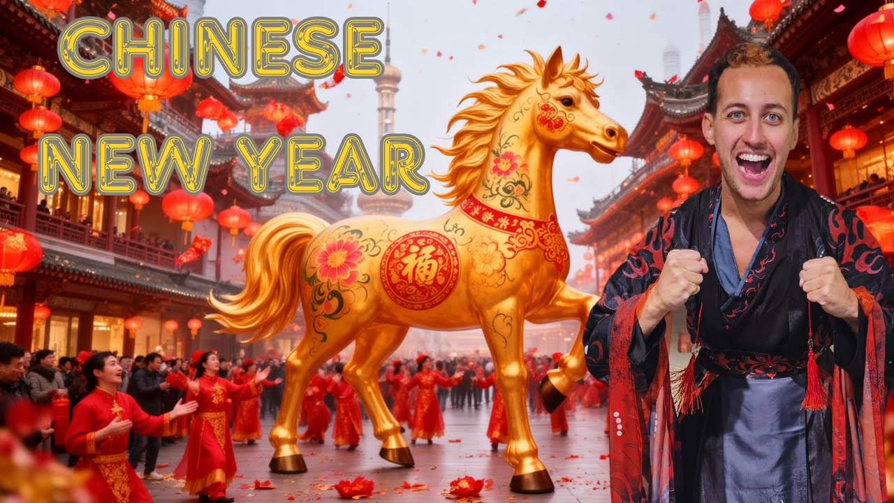 THIS SURPRISED ME CELEBRATING CHINESE NEW YEAR IN SHANGHAI!🇨🇳 (YEAR OF THE HORSE🐴)