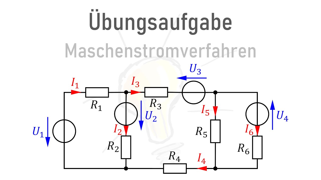 Übungsaufgabe 2 Maschenstromverfahren