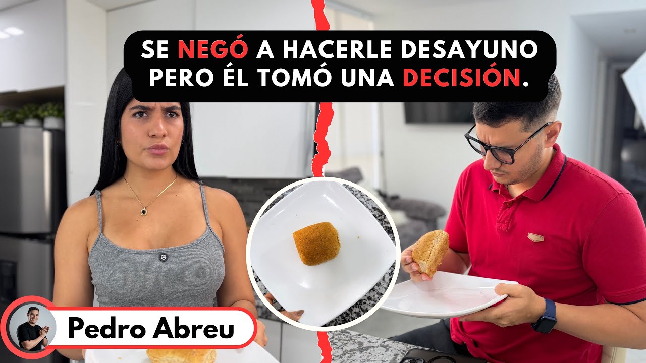Se negó a hacerle desayuno  pero esa mañana él tomó una decisión.