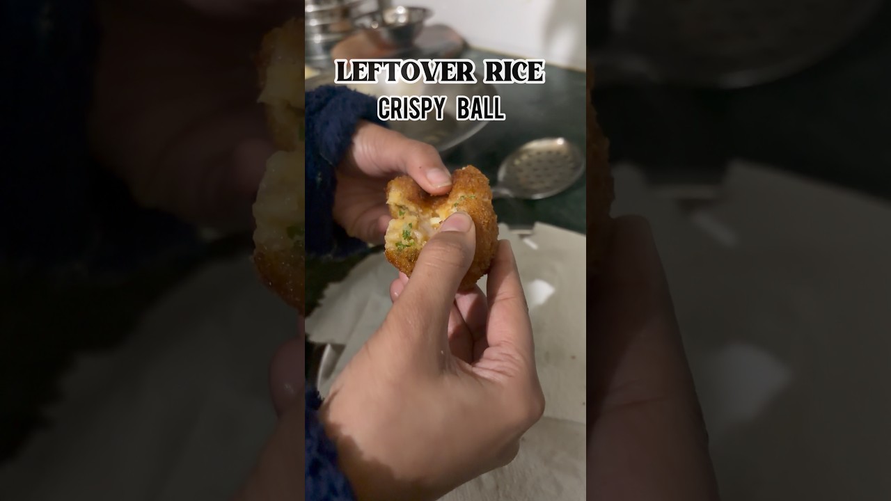 Leftover Rice Crispy Cheese Ball 