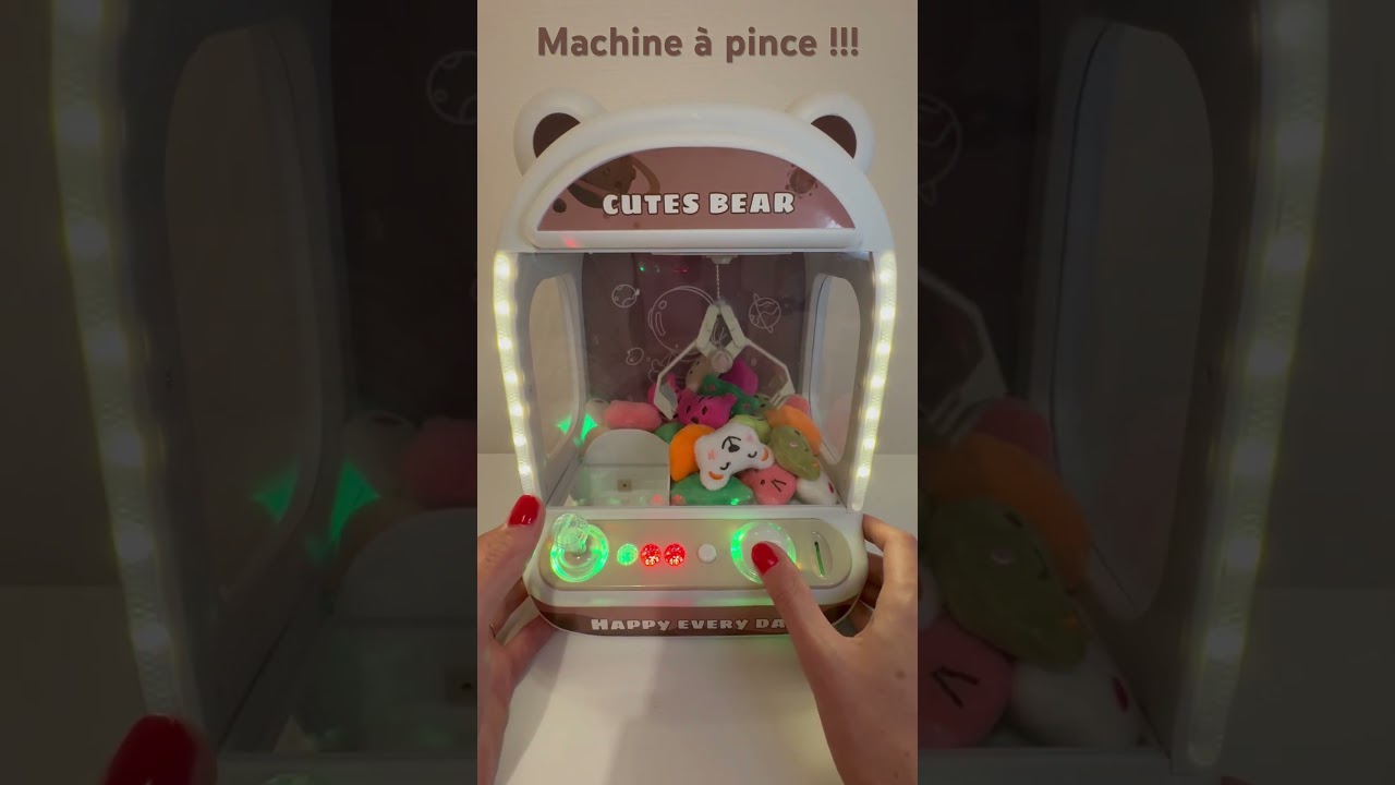 Machine &agrave; pince !!! #gashapon #f&ecirc;te #peluche #jouets #enfants #kidsvideo #kidsfun #kids #amusement