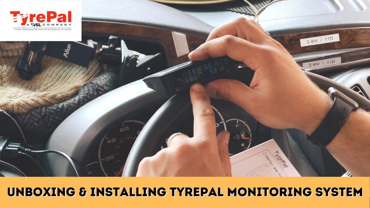 Unboxing and installation of TyrePal monitoring system