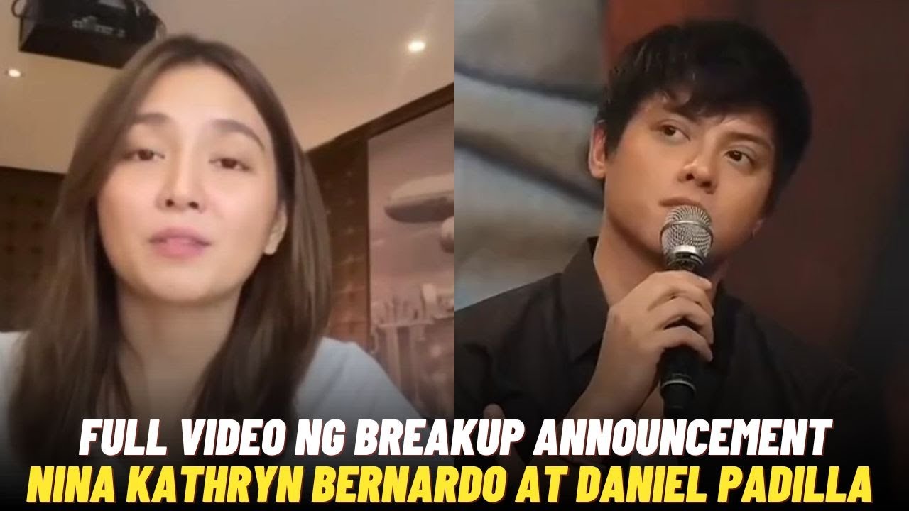 FULL VIDEO ng BREAKUP ANNOUNCEMENT nina Kathryn Bernardo at Daniel Padilla na NAGPAIYAK sa NETIZENS!