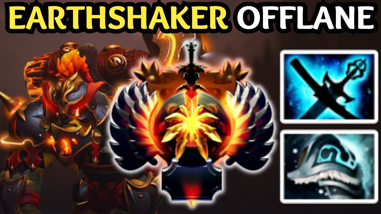 🔥 THIS HERO STUNNED EVERYONE AND WIN !! EARTHSHAKER OFFLANE 🔥 DOTA 2