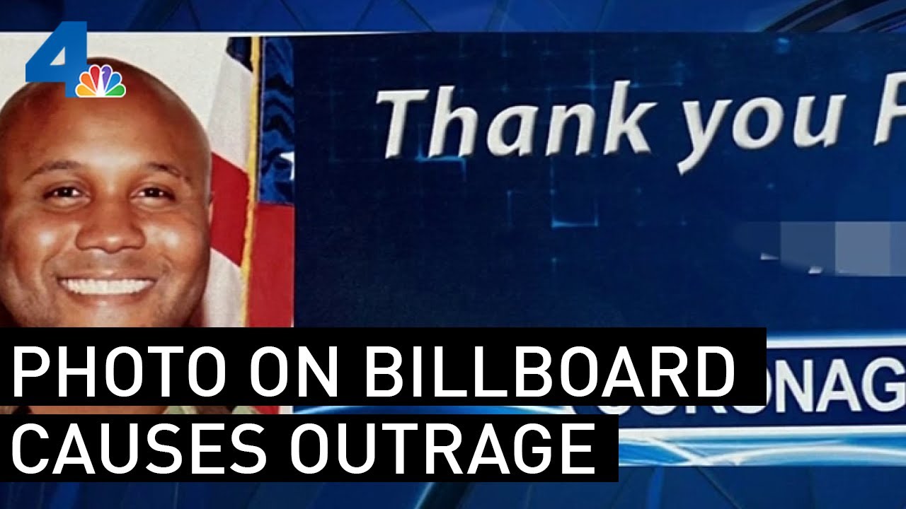 COVID-19 Billboard With Image of Killer LAPD Cop Sparks Outrage