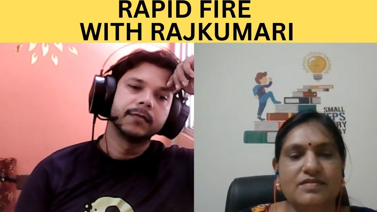 RAPID FIRE WITH RAJKUMARI @EnglishWithChandan