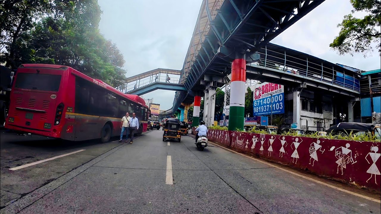 4K Drive in Borivali West - Mumbai Suburban #mumbaiskyline #mumbai