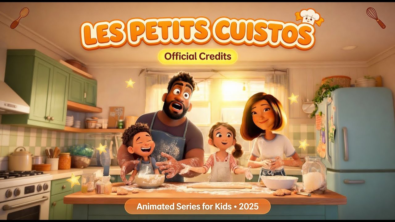 👨‍🍳 Les Petits Cuistos - DJ Lightha | Cooking Kids Cartoon Theme 🍪