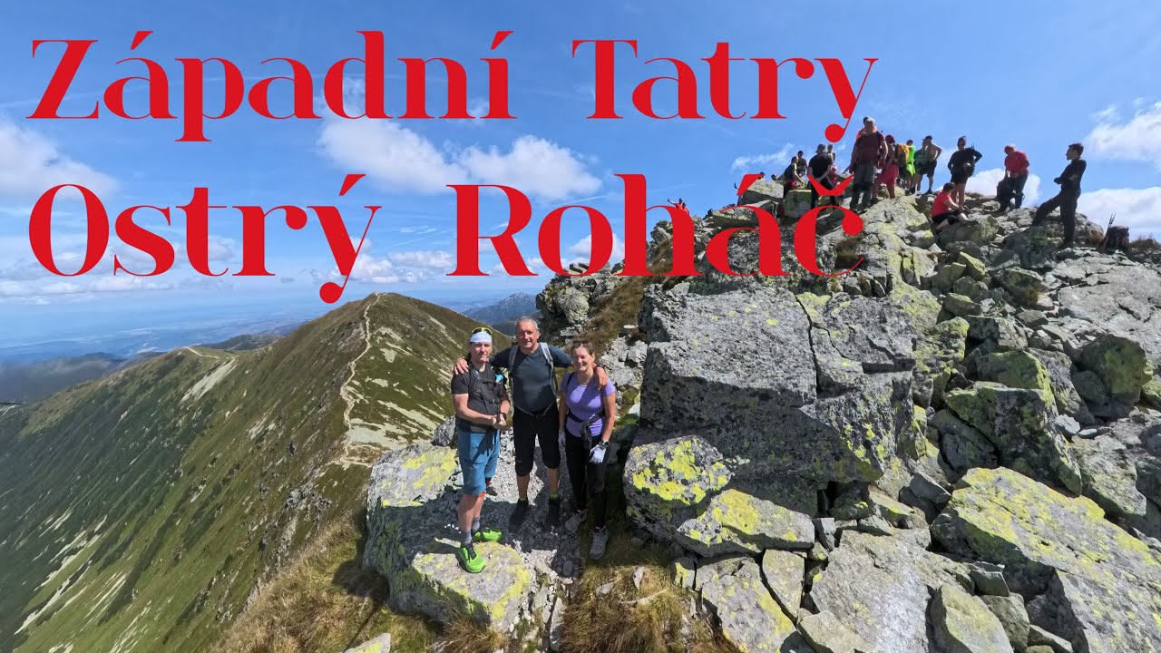 Roháče 4.8.2024 - Volovec - Ostrý Roháč - 4K (insta360) - ucpaný 