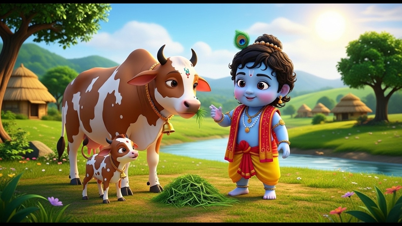 छोटी छोटी गैया छोटे छोटे ग्वाल। Choti Choti Gaiya Chote Chote Gwal। #kanha #krishna #krishnabhajan