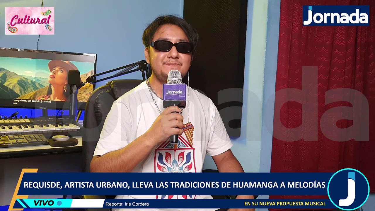 Requisde, artista urbano, lleva las tradiciones de Huamanga a melodías en su nueva propuesta musical