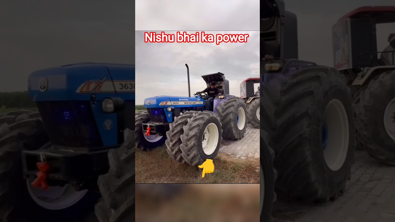 New Holland 3630 vs Swaraj 855 । Nishu deshwal 💔 #automobile #tochan #shorts