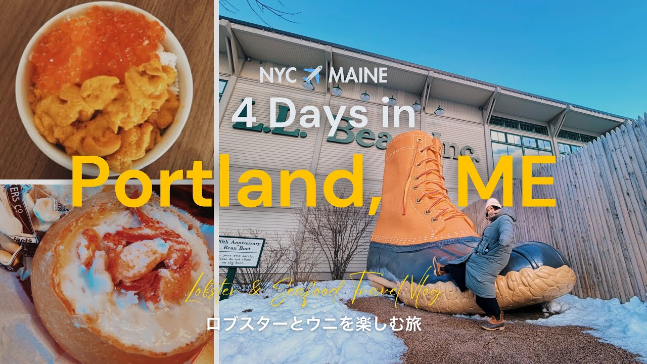NYC ✈︎ MAINE 🇺🇸 | 4 Days in Portland | Lobster & Seafood Travel Vlog