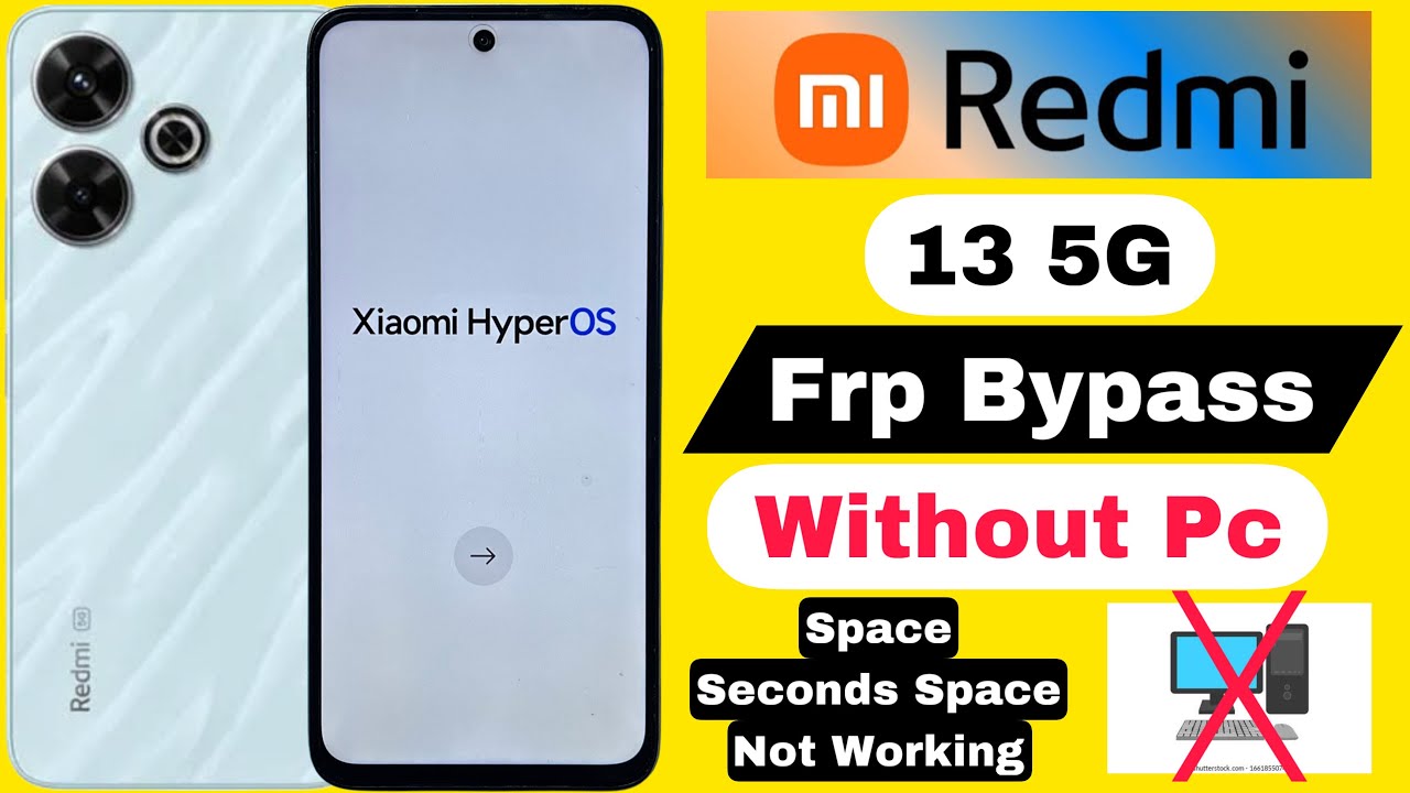 Redmi 13 5G Frp Bypass | Without Pc HyperOS | Redmi 13 5G Google Account Lock Unlock 2025